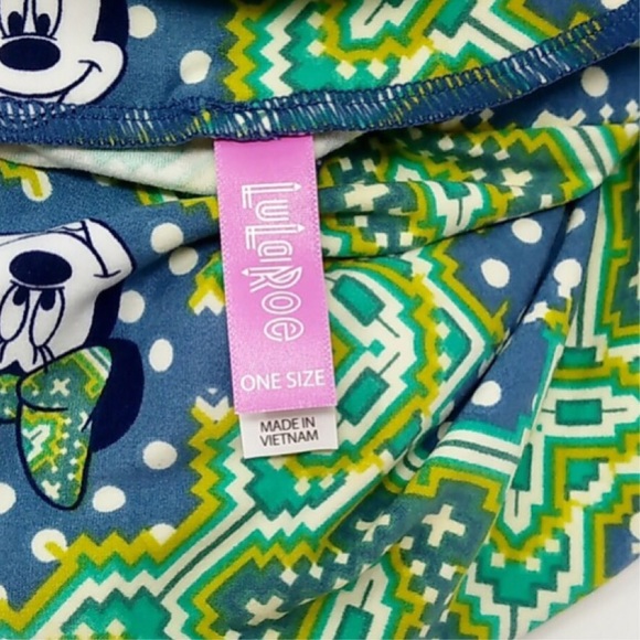 LuLaRoe Disney Minnie Mouse OS Leggings One Size - Picture 3 of 7
